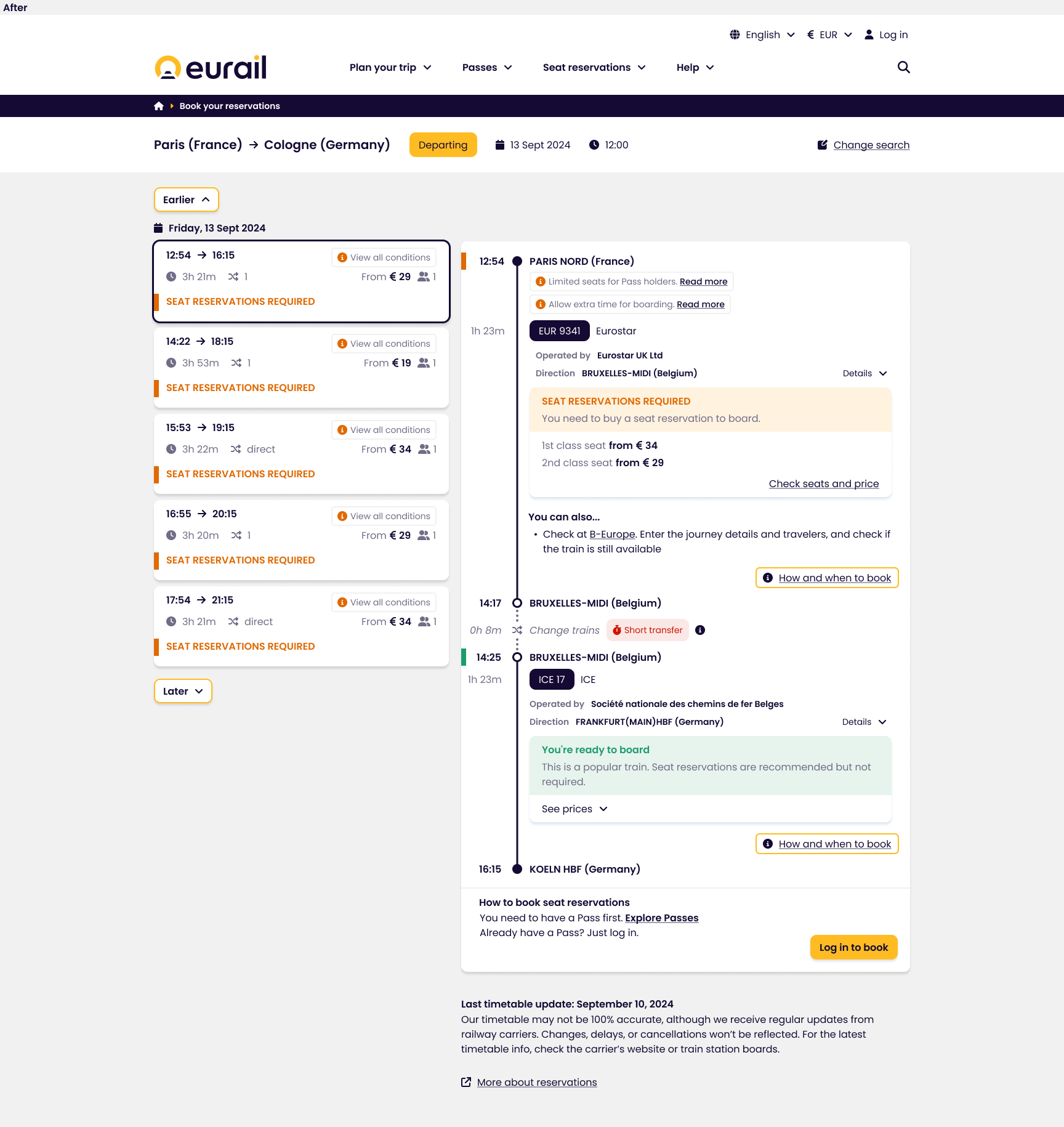 Eurail Travel After Image